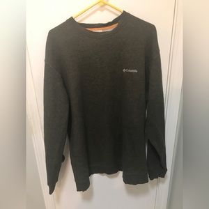 Heather Green Columbia Sweater XL